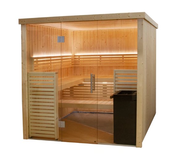 ALMOST HEAVEN - Nordic 6-Person Indoor Traditional Sauna - Relaxacare