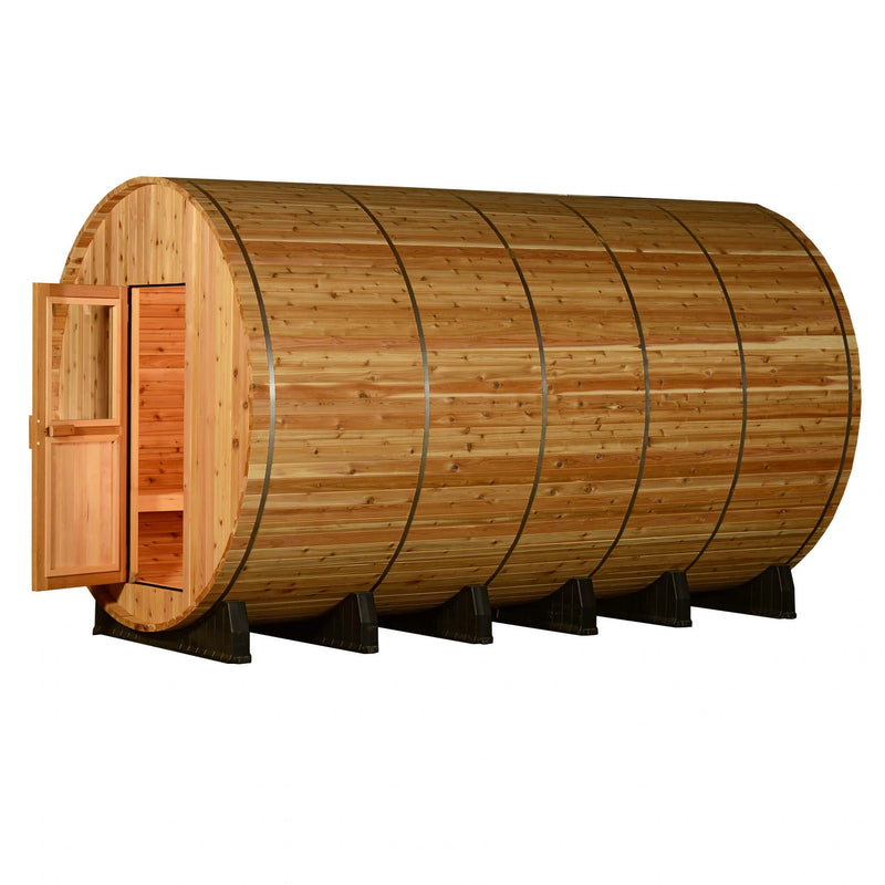 ALMOST HEAVEN - Shenandoah - 10 Person Outdoor Barrel Sauna - Relaxacare