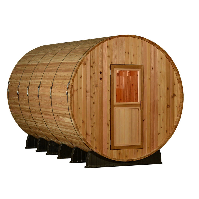 ALMOST HEAVEN - Shenandoah - 10 Person Outdoor Barrel Sauna - Relaxacare