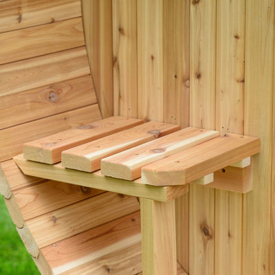 ALMOST HEAVEN - Vienna - 2 Person Canopy Outdoor Barrel Sauna - Relaxacare