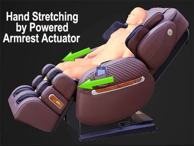 American Made-LURACO IROBOTICS 9 MAX SPECIAL EDITION Medical Massage Chair With Chiropractic Twist - Relaxacare
