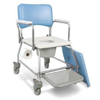 AMG - AquaCare Shower Commode with Swivel armrests with pail - Relaxacare