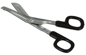 AMG - First Aid Scissors 5.5” 12/box (black) - Relaxacare