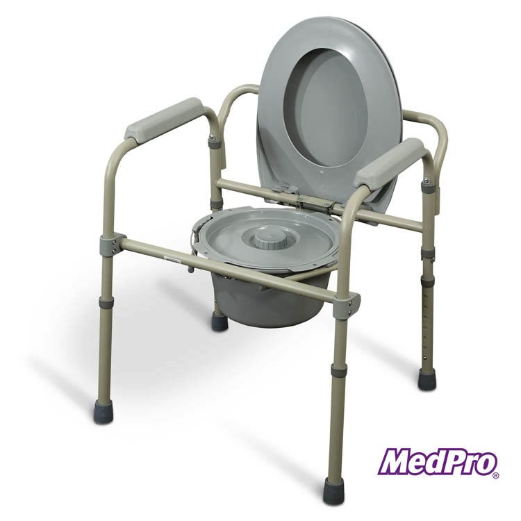 AMG - MedPro Defense Folding Commode - Relaxacare