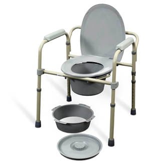 AMG - MedPro Defense Folding Commode - Relaxacare