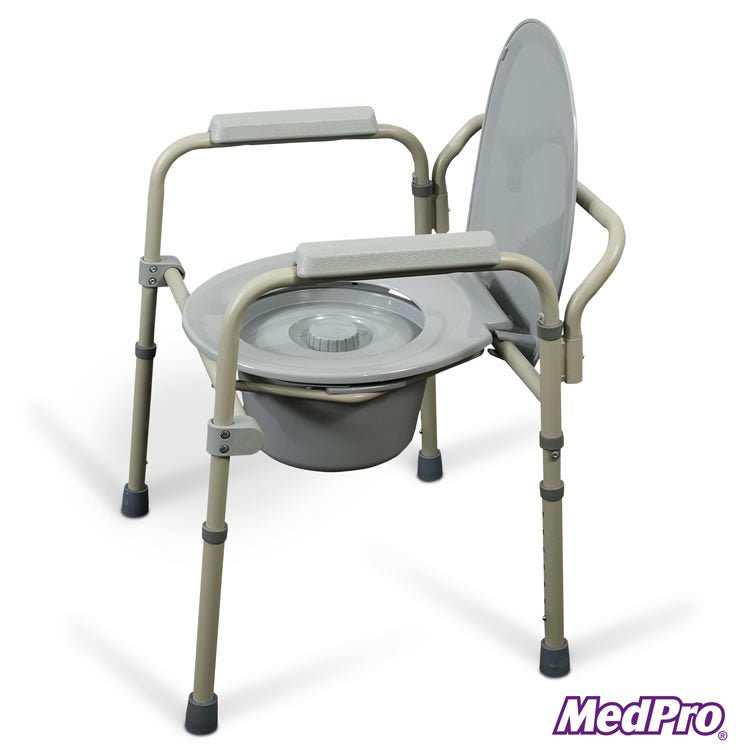 AMG - MedPro Defense Folding Commode - Relaxacare