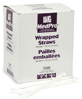 AMG - MedPro Flex Straws (500/box - 20 box/case) - Relaxacare
