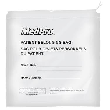 AMG - MedPro Patient Belonging Bags (250 per case) - Relaxacare