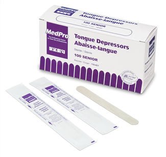 AMG - MedPro Tongue Depressors, Sterile, Individually Wrapped - Relaxacare