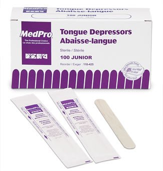 AMG - MedPro Tongue Depressors, Sterile, Individually Wrapped - Relaxacare