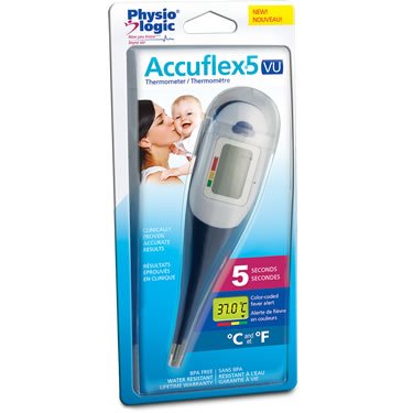 AMG - Physio Logic Accuflex5 VU 5 Second Flex Tip Thermometer - Relaxacare