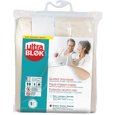 AMG - UltraBlok Quilted Underpad, Tuck-In, (Twin & Queen) - Relaxacare