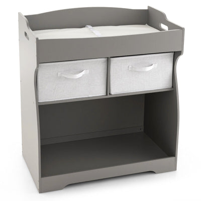 Baby Changing Table with 2 Drawers and Large Storage Bin - Relaxacare