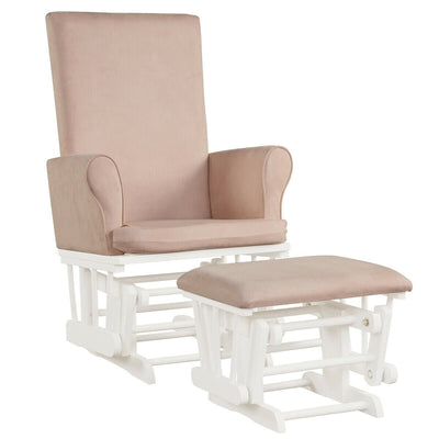 Baby Nursery Relax Rocker Rocking Chair Glider & Ottoman Set - Relaxacare