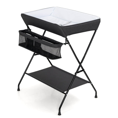 Baby Storage Foldable Diaper Changing Table - Relaxacare