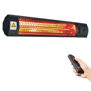 Backyard Lifestyles - Permasteel Electric Patio Mounted Heater - BLACK - Relaxacare