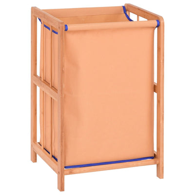 Bamboo Frame Durable Clothes Storage Laundry Hamper - Relaxacare