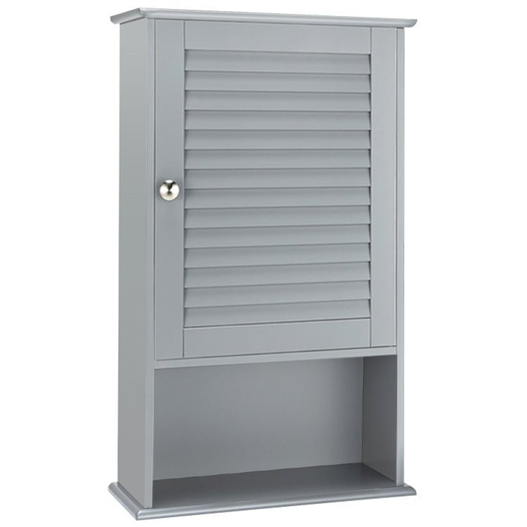 Bathroom Wall Mount Storage Cabinet Single Door with Height Adjustable Shelf - Relaxacare