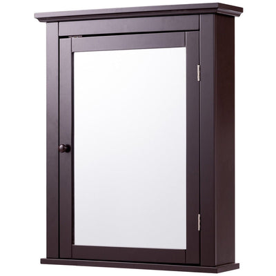 Bathroom Wall Mounted Storage Mirror Medicine Cabinet - Relaxacare