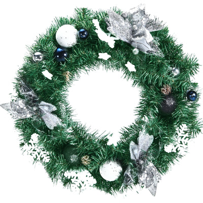 Battery Operated Xmas Wreath with 30 LED Lights - Relaxacare