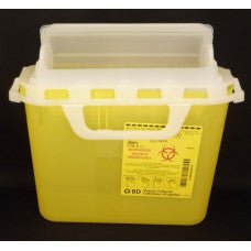 BD-5.4 Sharp Collector-next generation sharps collector. Yellow - Relaxacare