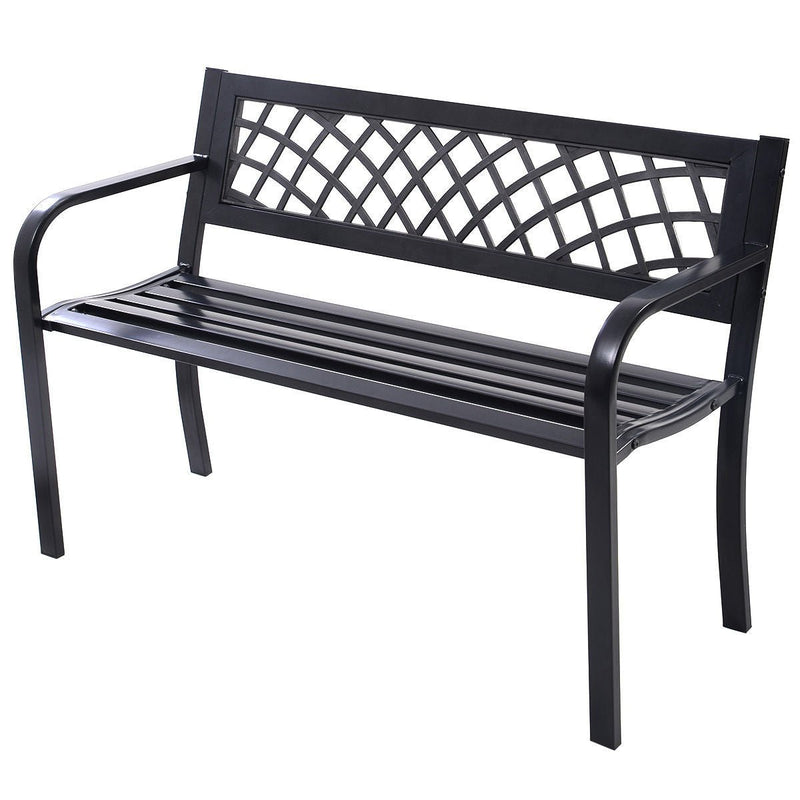Bench Deck with Steel Frame for outdoor - Relaxacare