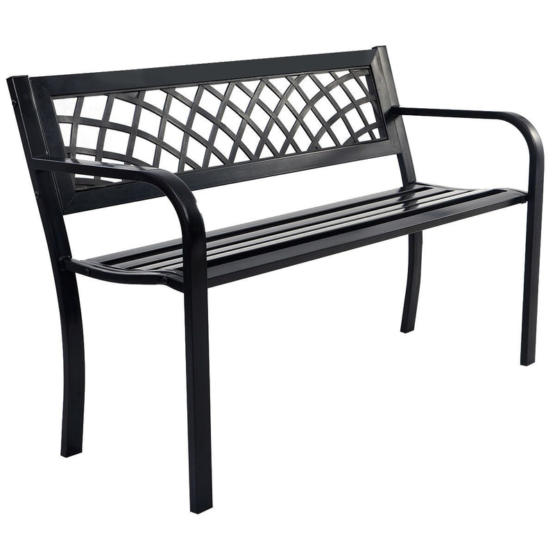 Bench Deck with Steel Frame for outdoor - Relaxacare