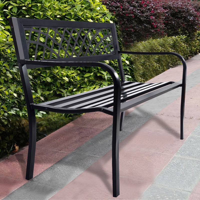 Bench Deck with Steel Frame for outdoor - Relaxacare