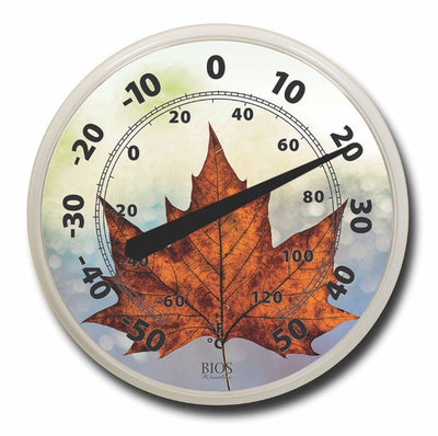 BIOS - 12 "Dial Thermometer - maple Leaf - Relaxacare