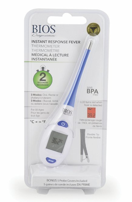BIOS - 2 Second Fever Thermometer Instant Response - Relaxacare