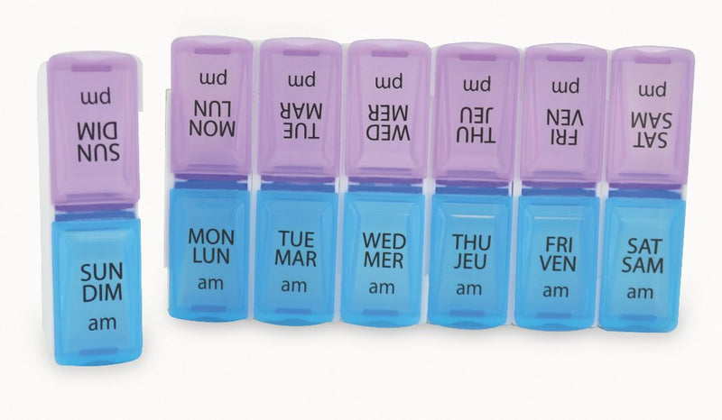 BIOS - 7 Day Pill Organizer with AM/PM Compartments - Relaxacare