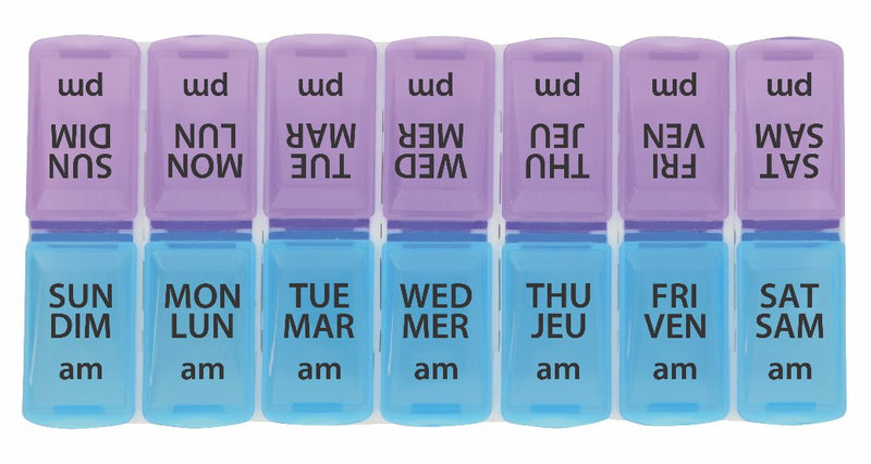 BIOS - 7 Day Pill Organizer with AM/PM Compartments - Relaxacare
