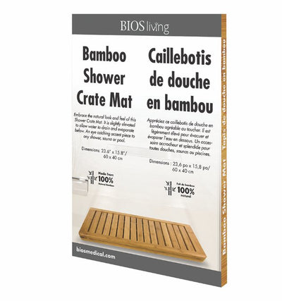 BIOS - Bamboo Shower Crate Mat - Relaxacare