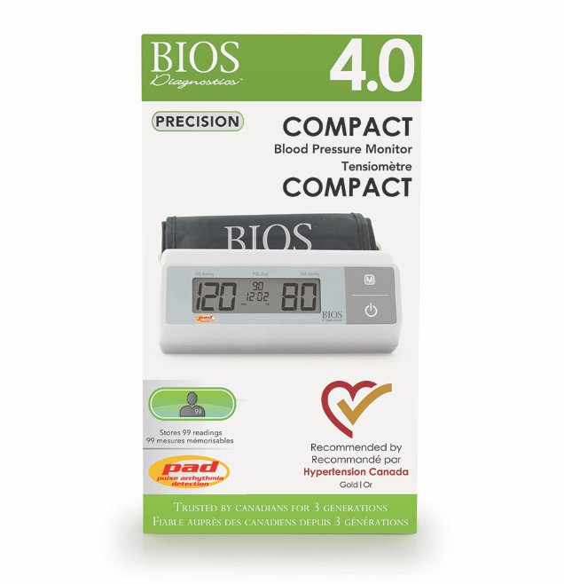BIOS - BIOS Diagnostic Precision Series 4.0 Compact Blood Pressure Monitor - Relaxacare