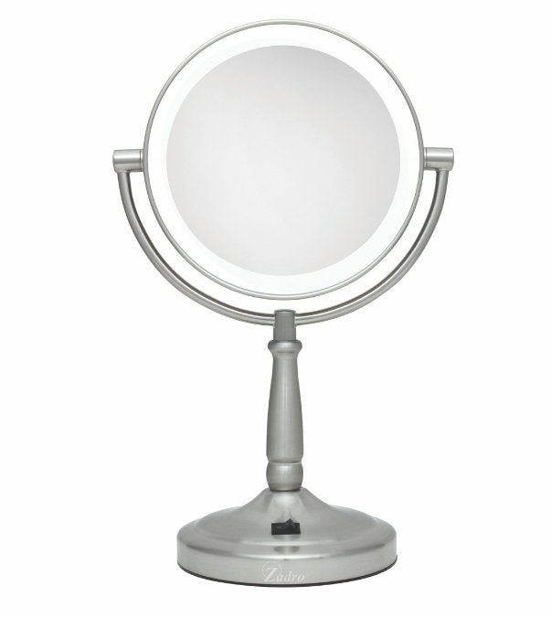 BIOS - Cordless Dual-Sided LED Lighted Vanity Mirror 10X/1X - Relaxacare
