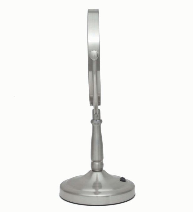 BIOS - Cordless Dual-Sided LED Lighted Vanity Mirror 10X/1X - Relaxacare