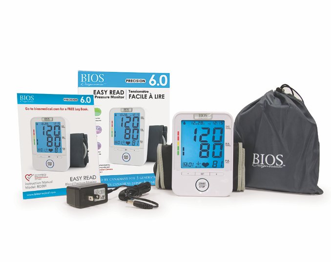 BIOS - Diagnostic Precision Series 6.0 Easy Read Blood Pressure Monitor - Relaxacare