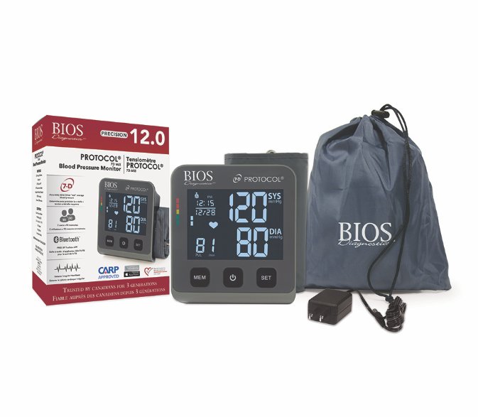 BIOS - Diagnostics Precision Series 12.0 Protocol® 7D MII Blood Pressure Monitor - Relaxacare