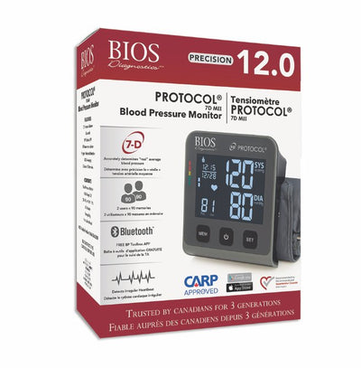 BIOS - Diagnostics Precision Series 12.0 Protocol® 7D MII Blood Pressure Monitor - Relaxacare