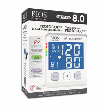 BIOS - Diagnostics Precision Series 8.0 Protocol® 7D Blood Pressure Monitor - Relaxacare