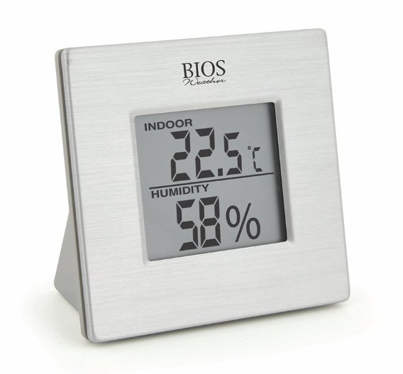 BIOS - Digital Indoor Hygrometer with Temperature - Relaxacare