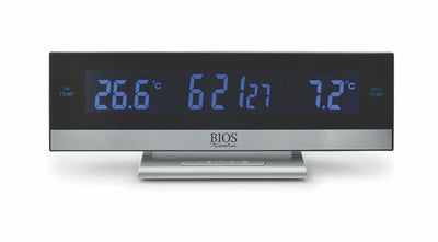 BIOS - Digital Indoor/Outdoor Wireless Thermometer with Alarm - Relaxacare