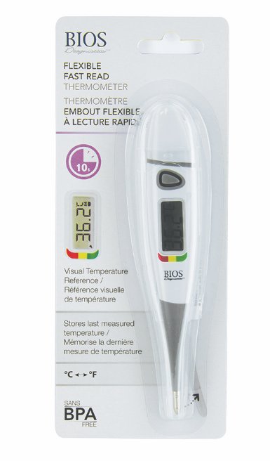 BIOS - Flex-Tip, 10 Second, Fever Thermometer - Relaxacare