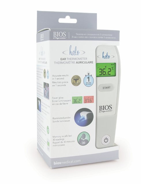 BIOS - "Halo", 1 Second Ear Thermometer - Relaxacare