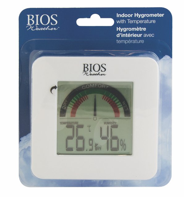 BIOS - Indoor Thermo-Hygrometer with Comfort Scale - Relaxacare