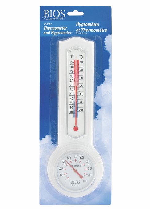 BIOS - indoor wall thermometer and hygrometer - Relaxacare