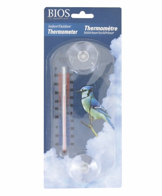 BIOS - Indoor/Outdoor Suction Cup Thermometer - Relaxacare