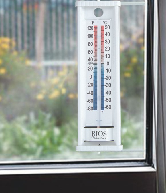 BIOS - Indoor/Outdoor Window Thermometer - Relaxacare