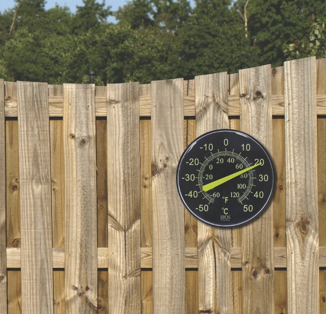 BIOS - Neon Dial Thermometer, 12" - Relaxacare