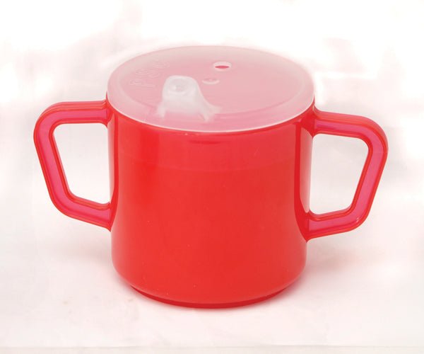 BIOS - Red 2 Handle Mug with 2 Lids - Relaxacare